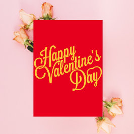 Tarjeta De Agradecimiento Feliz Día de San Valentín para ti