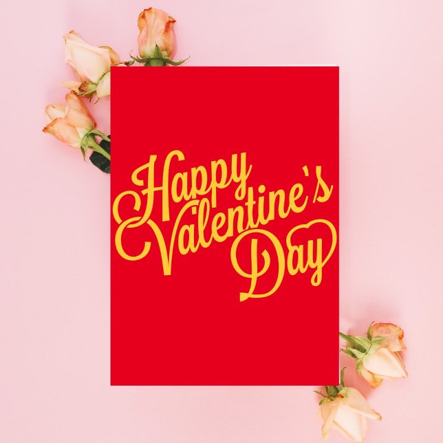 Tarjeta De Agradecimiento Feliz Día de San Valentín para ti (Subido por el creador)