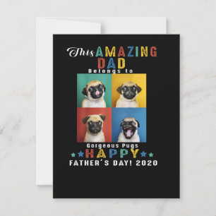 Tarjeta De Agradecimiento Feliz Día del Padre, el papá pertenece a hermosos 