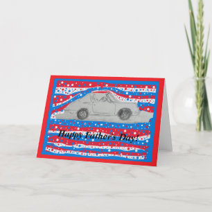 Tarjeta De Agradecimiento Feliz Día del Padre en blanco dentro