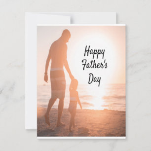 Tarjeta De Agradecimiento Feliz Día del Padre Gracias Papá De Hijo Orgulloso