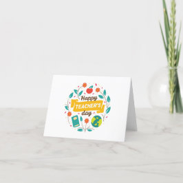Tarjeta De Agradecimiento Feliz Día del Profesor