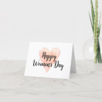 Feliz Día Internacional de la Mujer con corazón