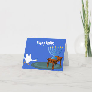 Tarjeta De Agradecimiento Feliz HONK Hannukah