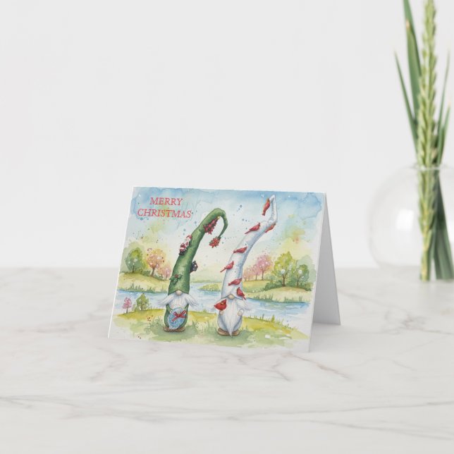 Tarjeta De Agradecimiento Feliz Navidad  (Anverso)