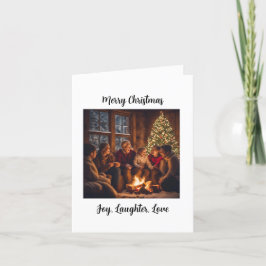 Tarjeta De Agradecimiento Feliz Navidad