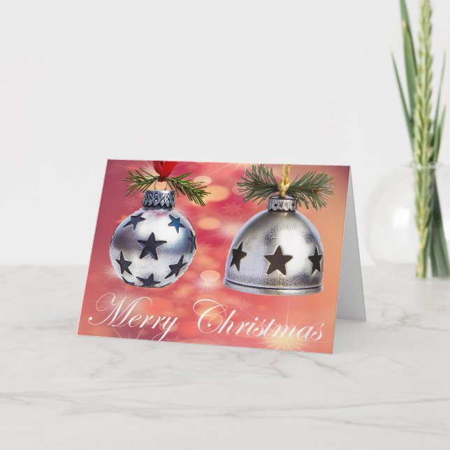 Tarjeta De Agradecimiento Feliz Navidad (Anverso)