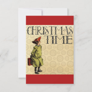 Tarjeta De Agradecimiento Feliz Navidad colonial