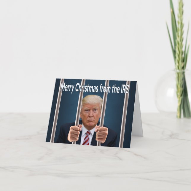 Tarjeta De Agradecimiento Feliz Navidad desde el IRS (Anverso)
