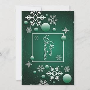 Tarjeta De Agradecimiento Feliz Navidad Felices Fiestas Navidad Copos de Nie