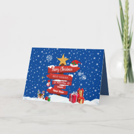 Tarjeta De Agradecimiento Feliz Polo de Navidad