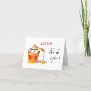 Tarjeta De Agradecimiento Feliz Rosh Hashaná Año Nuevo Judío