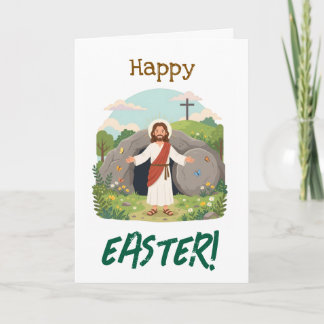 Tarjeta De Agradecimiento Feliz Temporada de Pascua Deseos Viernes Santo