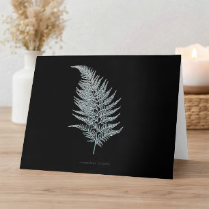 Tarjeta De Agradecimiento Fern - Gymnogramma Ochracea - Efecto de rayos X - 