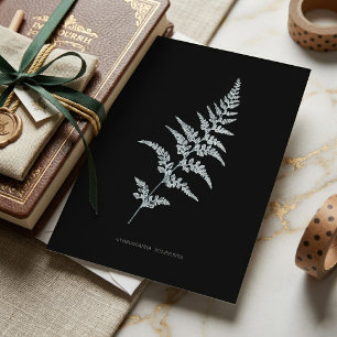 Tarjeta De Agradecimiento Fern - Gymnogramma Sulphurea - Efecto de rayos X -