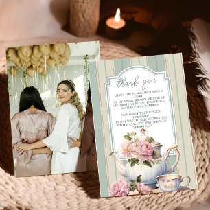 Tarjeta De Agradecimiento Festejo de Despedida de Soltera: Amor Fotográfico 