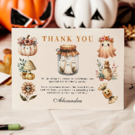 Tarjeta De Agradecimiento Festín dulce ONE