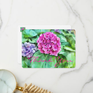 Tarjeta De Agradecimiento Festive Floral Thank You 