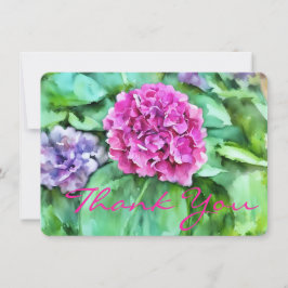 Tarjeta De Agradecimiento Festive Floral Thank You 