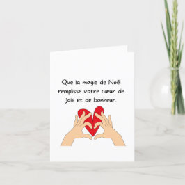 Tarjeta De Agradecimiento Festive Wishes: Christmas Magic Greeting Card for 