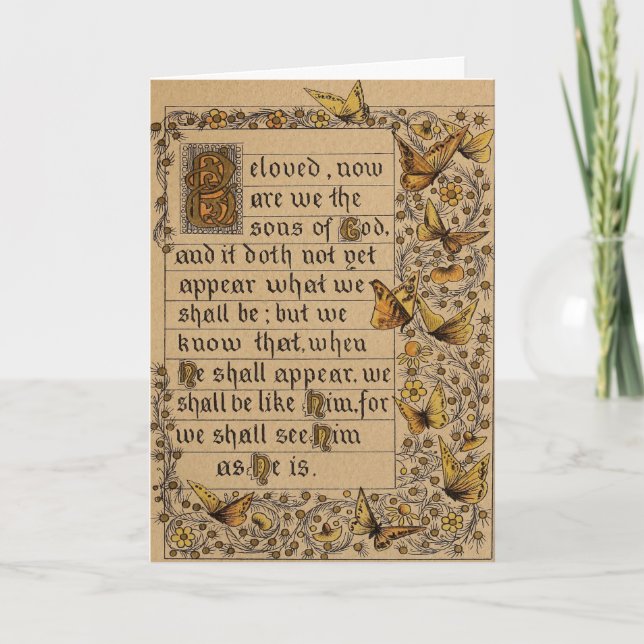 Tarjeta De Agradecimiento Festividad cristiana de la carta de Trumpets (Anverso)