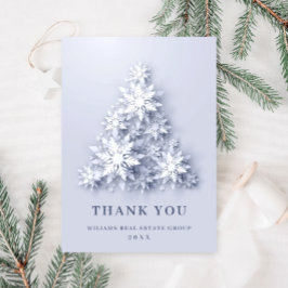 Tarjeta De Agradecimiento Festividades navideñas navideñas feriadas corporat