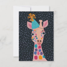 Fiesta Animal Giraffe Notecard