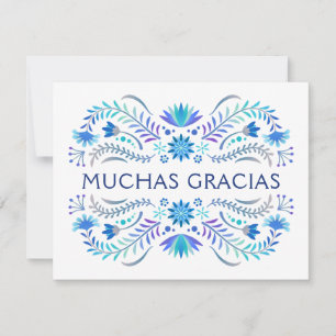 Tarjeta De Agradecimiento Fiesta Blue Birday Shower Boda