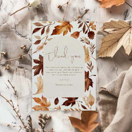 Tarjeta De Agradecimiento Fiesta de Baby Shower de Enamorarse