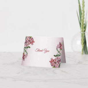 Tarjeta De Agradecimiento Fiesta de Boda Moderna con Hojas Verdes Florales R