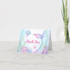 Tarjeta De Agradecimiento Fiesta de cumpleaños con temática náutica Gracias
