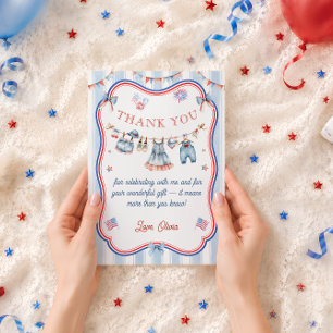 Tarjeta De Agradecimiento Fiesta de cumpleaños de American Girl