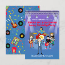 Fiesta de cumpleaños de banda de Chica estrella de