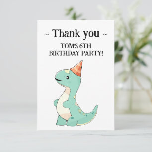 Tarjeta De Agradecimiento Fiesta de cumpleaños de bebé de Personalizado lind