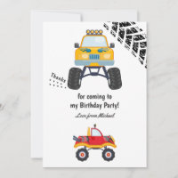 Fiesta de cumpleaños de camión monstruo