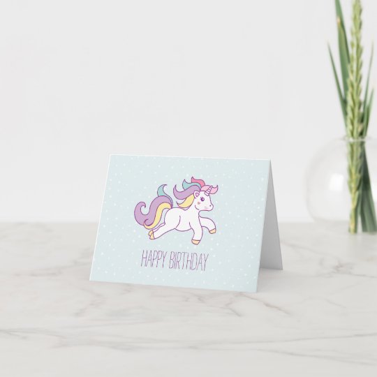 Tarjeta De Agradecimiento Fiesta De Cumpleanos De Los Chicas Del Unicornio Zazzle Es
