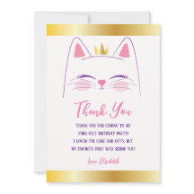 Fiesta de cumpleaños de oro y rosado para gatos ga