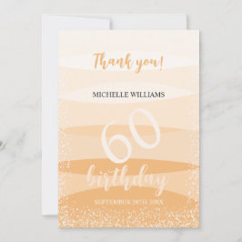 Tarjeta De Agradecimiento Fiesta De Cumpleaños De Verano Moderno En Rosa