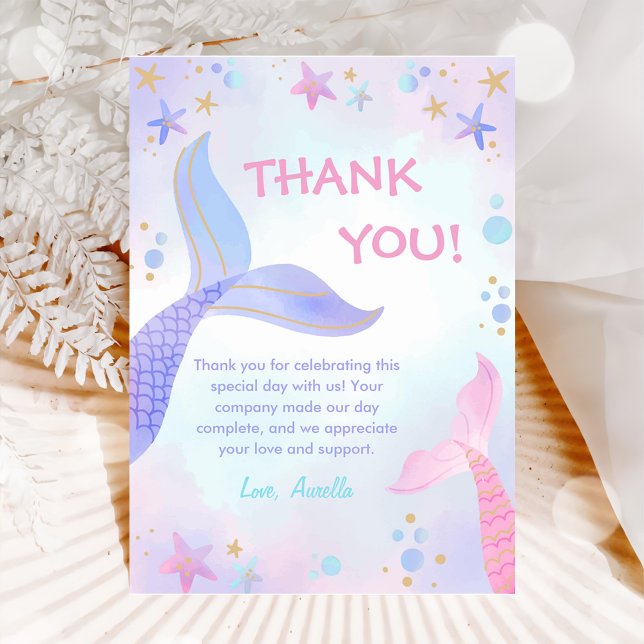 Tarjeta De Agradecimiento Fiesta de cumpleaños del Chica Sirviente (Subido por el creador)