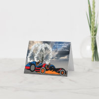 Fiesta de cumpleaños invita a la carrera de autos 