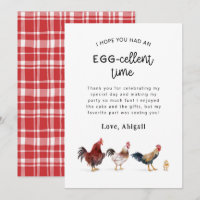 Fiesta de cumpleaños para los huevos de pollo