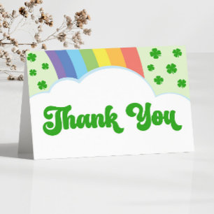 Tarjeta De Agradecimiento Fiesta de cumpleaños por el Día de San Patricio