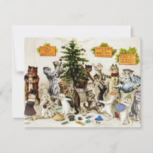 Tarjeta De Agradecimiento Fiesta de Decoración del Árbol de Navidad de los G