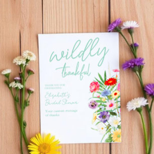 Tarjeta De Agradecimiento Fiesta de Despedida de Soltera Enamorada Perdidame