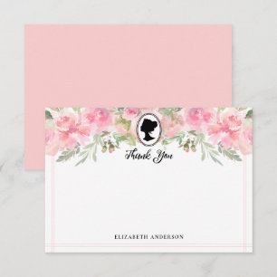 Tarjeta De Agradecimiento Fiesta de Despedida de Soltera Regencia Floral Ros