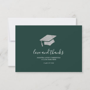 Tarjeta De Agradecimiento Fiesta de Graduación Foto 2025
