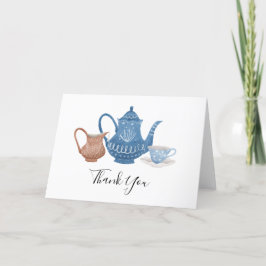 Tarjeta De Agradecimiento Fiesta de té alto para despedida de soltera