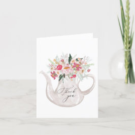Tarjeta De Agradecimiento Fiesta de té en el jardín Gracias
