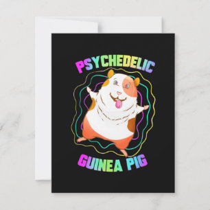 Tarjeta De Agradecimiento Fiesta Guinea Pig EDM