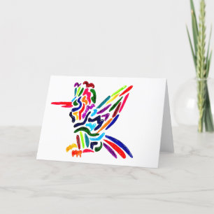 Tarjeta De Agradecimiento Fiesta Hummingbird Cards